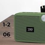 Rd B‑15 Box Sound Wireless Bluetooth TWS Speaker – Portable 7 W Bluetooth Speaker | Up to 6 H Playback | TWS, AUX, TF/USB Support | Rechargeable