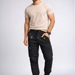 Manggo Men's Tactical Urban Cargo Pants – Jet Black  Product Overview: