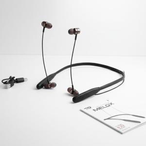 MELOX Wireless Bluetooth Neckband Earphones | In-Ear Magnetic Earbuds | Lightweight & Comfortable | Built-in Mic | USB Charging