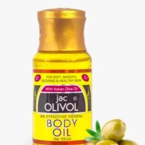 JAC OLIVOL Herbal Body Oil with Italian Olive Oil | For Soft, Smooth & Glowing Skin | Nourishing & Moisturizing | 200 ml