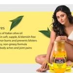 JAC OLIVOL Herbal Body Oil with Italian Olive Oil | For Soft, Smooth & Glowing Skin | Nourishing & Moisturizing | 200 ml
