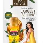 JAC OLIVOL Herbal Body Oil with Italian Olive Oil | For Soft, Smooth & Glowing Skin | Nourishing & Moisturizing | 200 ml