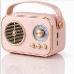 Rock Music RM-BT-636 Portable Bluetooth Speaker | Retro Design | 6 Hours Playtime | AUX, USB & TF Card Support