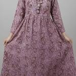 Women Handmade 100% Cotton Printed Long Dress | Full Sleeve Maxi Dress | Comfortable Daily & Casual Wear