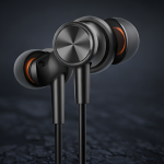 B-UTH NEP-245 Type-C Wired Earphones with Mic (Black)