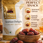 Royal Crown Arabian Delight Luxury Dates | Premium Quality | Naturally Sweet & Juicy | Nutrient Rich