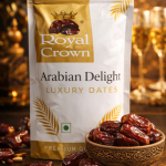 Royal Crown Arabian Delight Luxury Dates | Premium Quality | Naturally Sweet & Juicy | Nutrient Rich