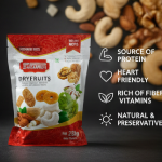 Premium Cashew Nuts (Kaju) 250g | Crunchy & Fresh Dry Fruits | Source of Protein & Fiber