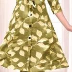 Women’s Printed Kurti Pant Set | Stylish Button Front Kurti with Matching Pants | Daily & Office Wear