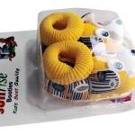 Sunrise Newborn Baby Soft Booties | Cute Animal Face | Winter Wear | Anti-Slip | 0–6 Months