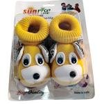 Sunrise Newborn Baby Soft Booties | Cute Animal Face | Winter Wear | Anti-Slip | 0–6 Months