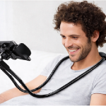 Adjustable Hands-Free Neck Mobile Phone Holder Stand Flexible Gooseneck Lazy Mount for Smartphones