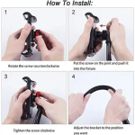 Adjustable Hands-Free Neck Mobile Phone Holder Stand Flexible Gooseneck Lazy Mount for Smartphones