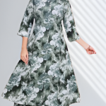 Zoya Fashion Women Printed Coord Set | 2 Piece Kurti & Pant Set | Ola Foil Floral Print | Regular Fit.